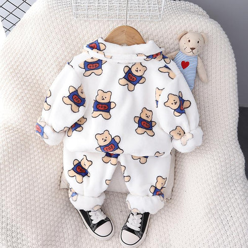 Boys' Pajamas Winter Home Wear Suit