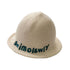 Children's Fisherman's Hat Embroidered Wool Knitted Hat