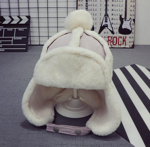 Autumn and winter children's hat Circumference 17.7-19.3 inch(45-49cm)