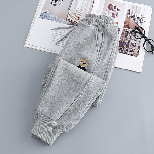 Spring and Autumn Children's Sports Pants Bear
