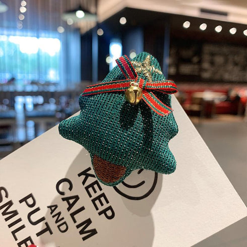 Christmas cartoon brooch