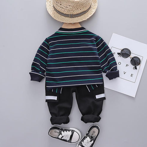 Children's Spring and Autumn Long Sleeve Sweat Suit