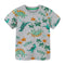 Summer boy dinosaur short sleeve
