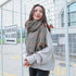 Warm Cashmere Scarf Long Fringed Shawl