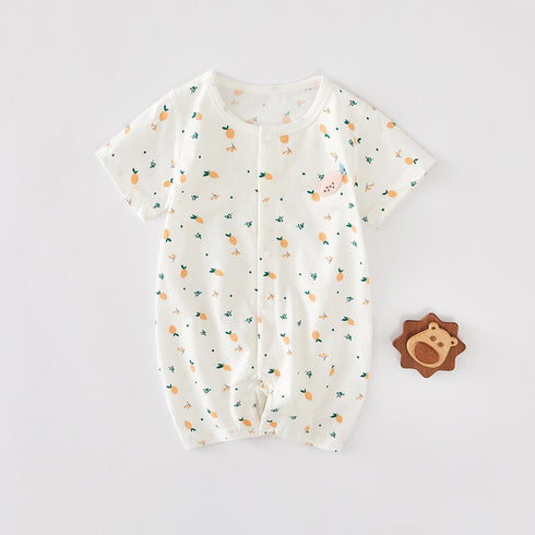 Thin Short Sleeved Monk Clothes NEWBORN BABY BODYSUIT