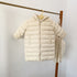 Winter children's light long hooded 90 white duck down warm down jacket