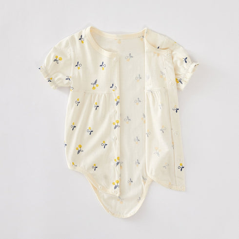 Baby One-piece Clothes Summer Cotton Newborn Clothes