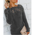 Mosaic Lace Long Sleeve Sweater