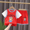 Summer children's casual short sleeve T-shirt set