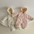 Lingge baby out of the suit jumpsuit cotton-padded jacket