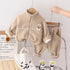Winter children's long sleeve suit two-piece set