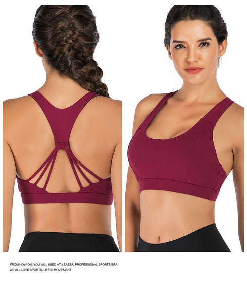 Yoga Suit Beautiful Back Sexy Quick Drying Sports Underwear bra