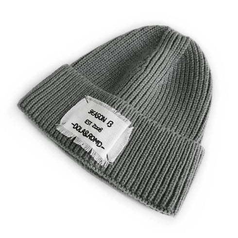 Cloth Logo Knitted Dome Cap