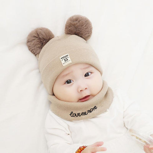 Baby hat warm in autumn and winter Circumference 13.4-16.5 inch(34-42cm)