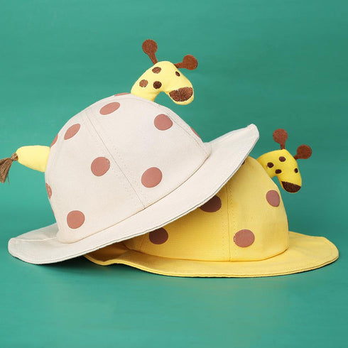 Children's fawn cartoon sunscreen hat, Circumference 19-21 in