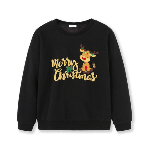 Boys and girls do not add velvet vests foreign style children's Christmas tops