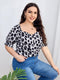 Summer Leopard Size Women's Shirt