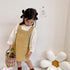 Spring And Autumn Girl's Western Style Belt Skirt Korean Floral Suit