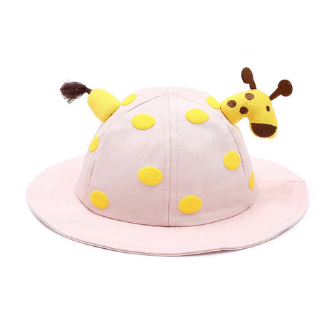 Children's fawn cartoon sunscreen hat, Circumference 19-21 in