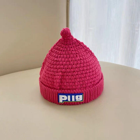 Baby wool hat winter knitted Joker baby hat 18.1-19.6 inches
