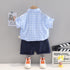 Boys summer suit short sleeve two-piece set