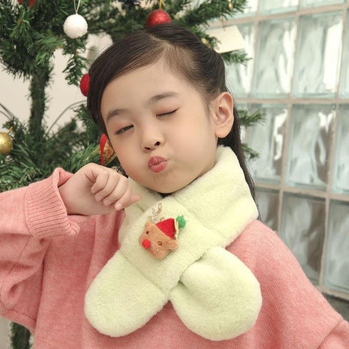 Children's Plush Christmas Scarf