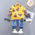 Children's Long Sleeve Sweatshirt Jeans Two-Piece Set