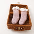 Super thick wool lamb wool children's floor socks plus velvet baby socks non-slip baby floor socks
