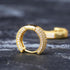 Ring earrings full of zircon hip-hop earrings for men and women