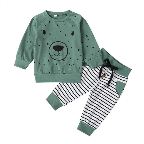 Children's Wei Yi Bear Two-Piece Set