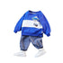 Spring and autumn boys' long sleeve suit