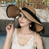 Summer women's seaside sun hat Circumference21.7-23.6 inch(55-60cm)