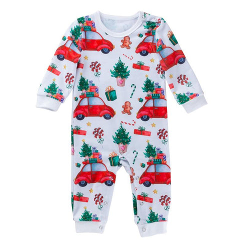 Fall/winter Christmas baby long sleeve onepiece jumpsuit