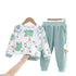 Spring and Autumn Boys Long Sleeve Set Two-Piece Set