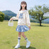 Children's College Style Short Skirt Two-piece Set