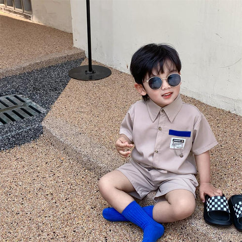 Children's Shirt And Shorts Two Piece Set