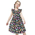 Girls' Colorful Dinosaur Dress