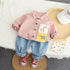 Spring and Autumn Boys Shirt Long Sleeve Set Two-Piece Set
