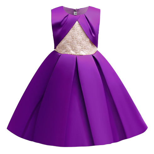 Children's Pleated Princess Dress