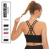 Young Women's New Sports Underwear Women's Multi-strap Cross Back Shock Absorption Sports Yoga Bra