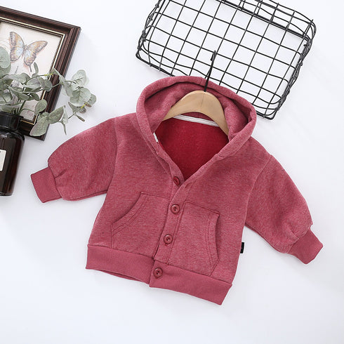 Autumn Boys and Girls Long Sleeve Hooded Jacket