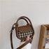 Plaid accessories bag mini children's small bag foreign style crossbody bag