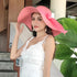 Summer women's seaside sun hat Circumference21.7-23.6 inch(55-60cm)
