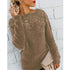 Mosaic Lace Long Sleeve Sweater
