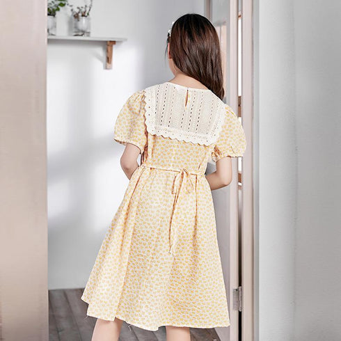 Academic Navy-Collar Princess Dress