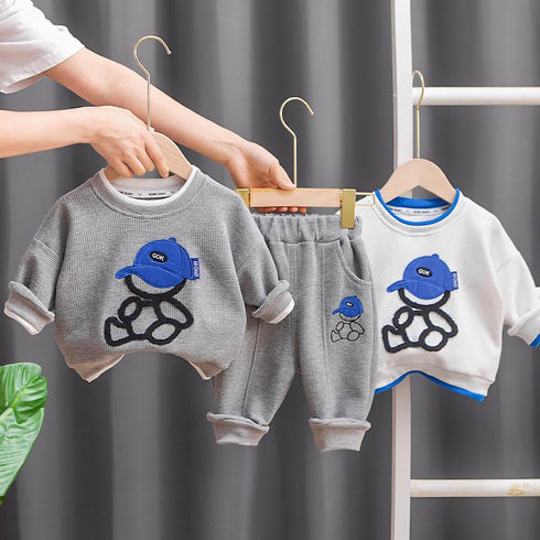 Boys casual suit two-piece set