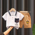 Summer boys short sleeve suit