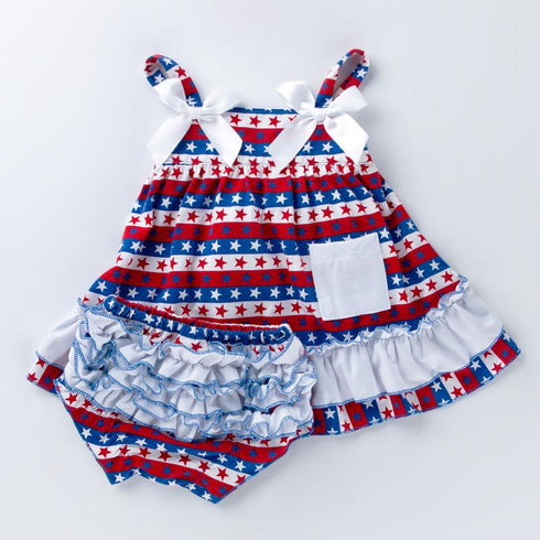 Girl's Strap Dress Set