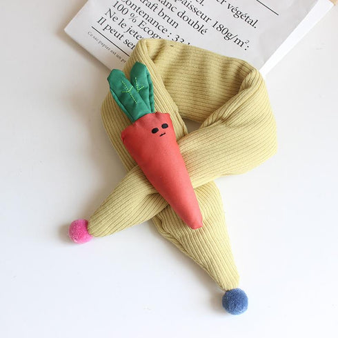 Children's Scarf With Plush Character