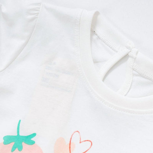 Summer New European Girls Suit Printed Pants Short Sleeve Two-piece Set